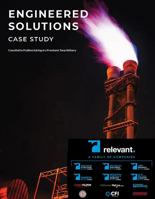 ESG ExxonMobil case study by Relevant Solutions, detailing strategic implementations of monitoring and control technologies to support energy efficiency, emissions reduction, and sustainability goals in large-scale industrial operations.