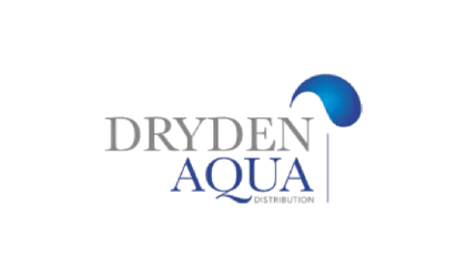 Dryden Aqua Distribution logo representing water filtration and treatment solutions, available from Relevant Solutions for advanced water quality management in industrial applications.