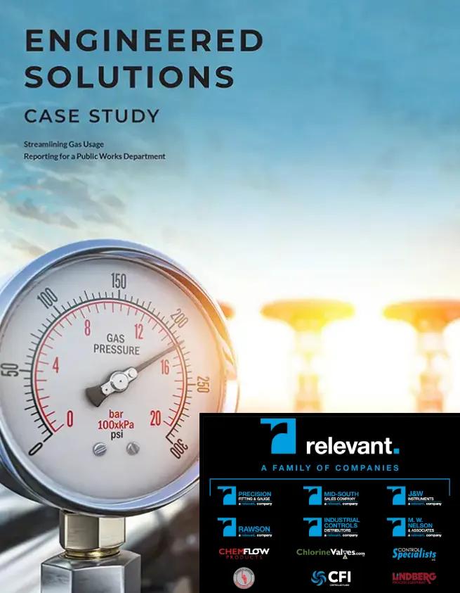 Gas Usage Reporting case study by Relevant Solutions, detailing the implementation of monitoring and analytics solutions that enabled accurate tracking, reporting, and optimization of industrial gas consumption.