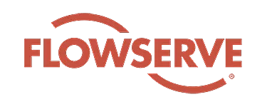 Flowserve logo featured by Relevant Solutions, known for engineered flow control solutions including pumps, valves, and seals for critical industrial operations.