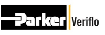 Parker Veriflo logo representing gas and fluid control solutions, available from Relevant Solutions for semiconductor and industrial applications.