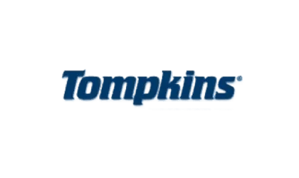 Thompkins logo representing hydraulic adapters, fittings, and fluid power components, available from Relevant Solutions for industrial and mobile equipment applications.