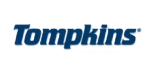 Thompkins logo representing hydraulic adapters, fittings, and fluid power components, available from Relevant Solutions for industrial and mobile equipment applications.