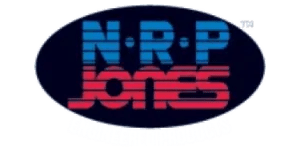 NRP Jones logo representing hydraulic hose and coupling solutions, available from Relevant Solutions for demanding fluid power and industrial hose applications.