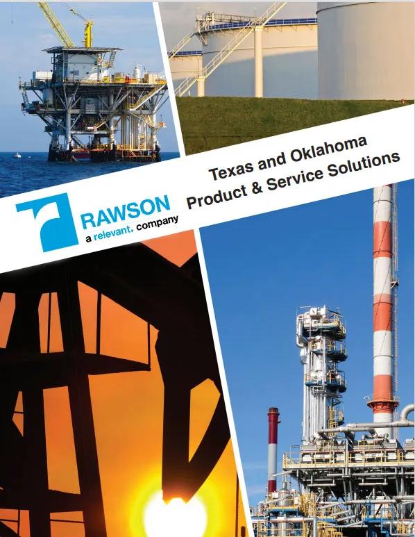 Rawson product portfolio for Texas and Oklahoma by Relevant Industrial, showcasing a regional selection of instrumentation, automation, and flow control solutions tailored to industrial market needs in the area.