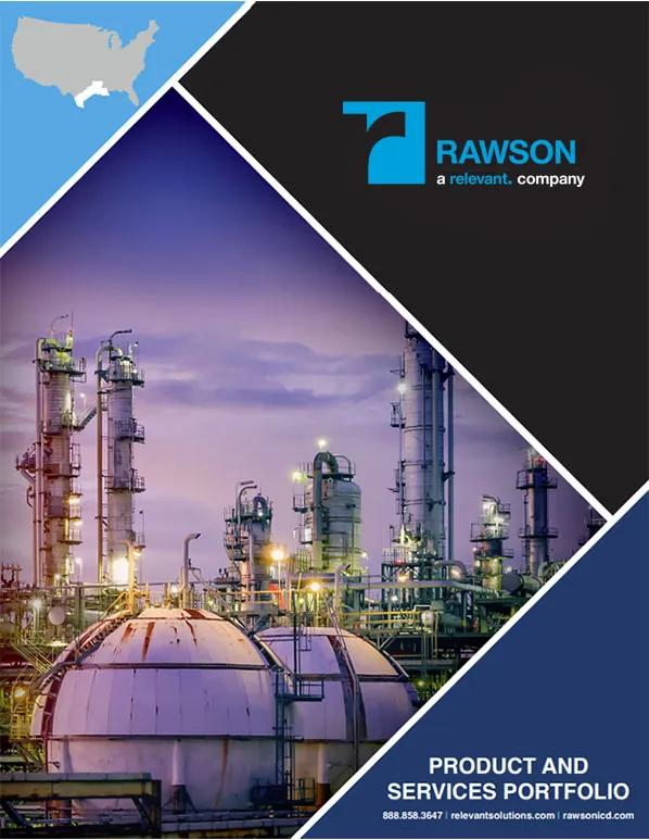Rawson product portfolio for the Gulf Coast by Relevant Industrial, showcasing a comprehensive range of instrumentation, automation, and flow control solutions tailored to support critical industrial operations in the Gulf region.