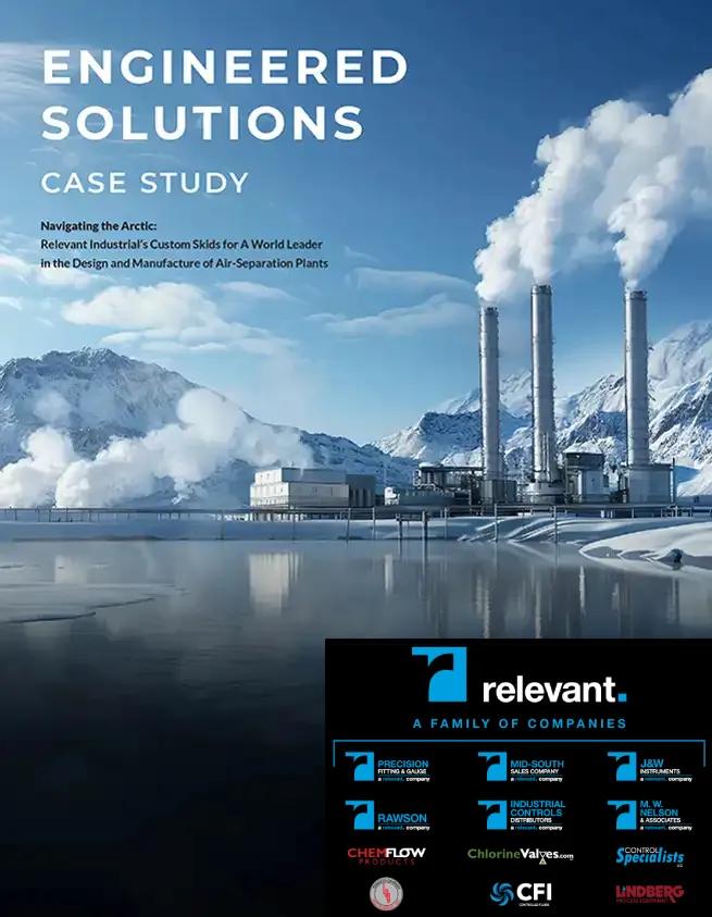 Cosmodyne Alaska rotating equipment and logistics case study by Relevant Solutions, illustrating successful deployment of specialized equipment and coordinated logistics to support cryogenic operations in remote environments.