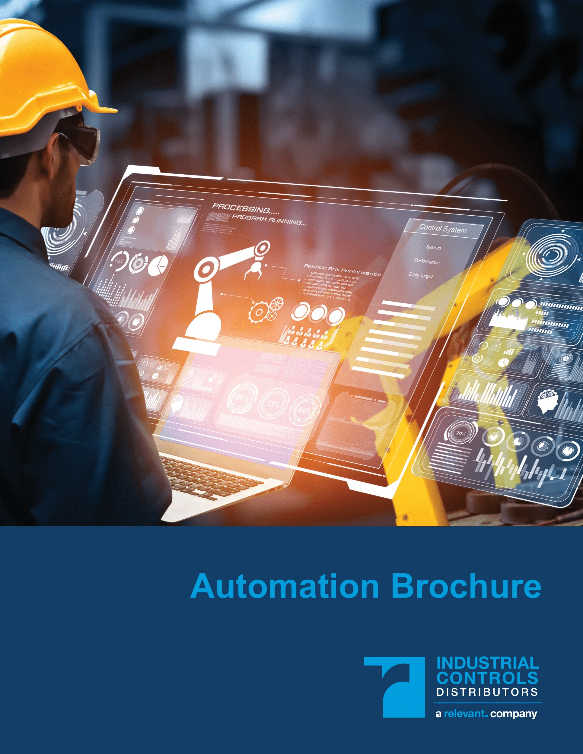 ICD Automation Brochure by Relevant Solutions, featuring comprehensive automation solutions including control systems, instrumentation, and integration services tailored to optimize industrial processes and performance.