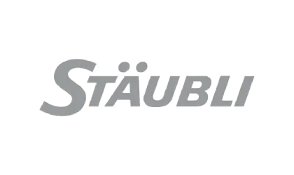 Stäubli logo representing high-performance quick coupling and connector solutions, offered by Relevant Solutions for industrial automation and fluid handling applications.