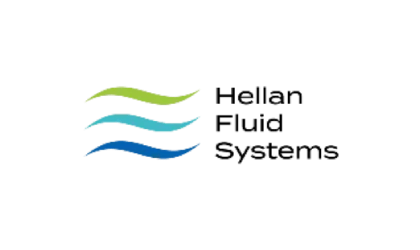 Hellan Fluid Systems logo representing industrial filtration and strainer technologies, offered by Relevant Solutions for fluid system protection and performance.
