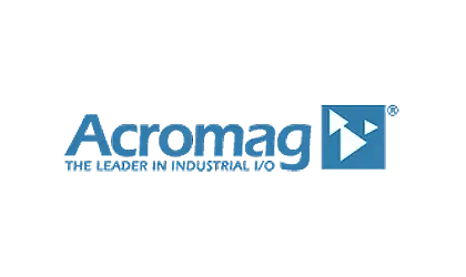 Acromag logo highlighted by Relevant Solutions, known for high-performance signal conditioning and industrial I/O solutions.
