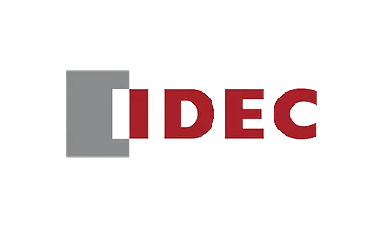 IDEC logo showcased by Relevant Solutions, offering advanced automation and control products for industrial and manufacturing applications.